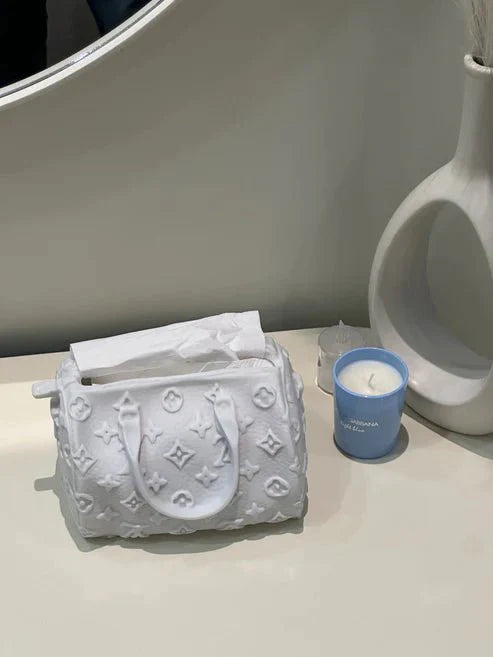 Luxury Handbag Style Tissue Box Holder