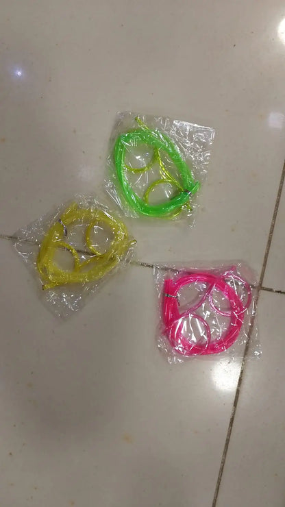 Funny Silly Straw Glasses for Kids and Adults - Creative Flexible Drinking Straw Eyeglasses Fun Party Accessory (Random Color)