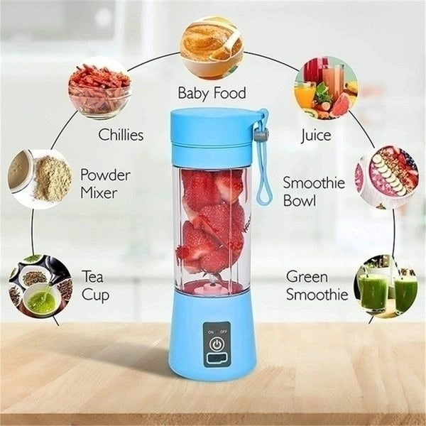 Portable Blender - Rechargeable Personal Smoothie Maker Electric USB Juicer